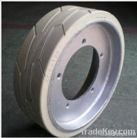 mould on solid tire 323x100 platform lift wheel  Language Option   Fre