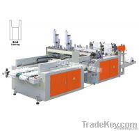 SCN-DFR-350*2FULL AUTOMATIC HIGH SPEED T-SHIRT BAG MAKING MACHINE From China