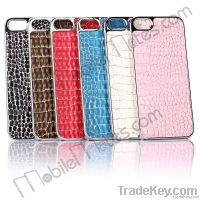 Leather Coated Case for iPhone 5