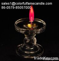 bars decoration colored flame candles