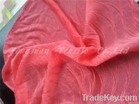 knitting chiffon pattern crushed fabric plain dyed 100%polyester