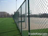 Galvanized chain link fence