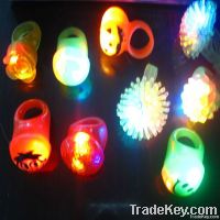 TPR flashing ring toy for kids