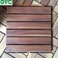 Vietnam wood waterproof Interlocking deck tiles