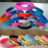 Silicone rubber bracelets personalized gifts