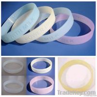 Bracelets custom UV silicone rubber bracelets wristband