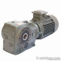 SK Short Flange-mounted Helical Gear Reducer with Hollow Shaft