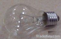 A60 E27 Iron base clear incandescent bulb
