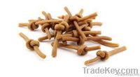 knoted bully sticks pet food dog chew *****