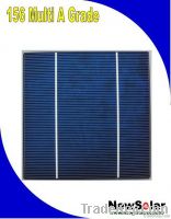 156 Multi 2BB A grade 16.8% -17.40% solar cell