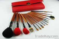 15pcs professional makeup brush