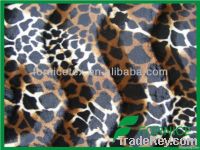 optional design animal printed velboa fabric for sofa/ upholstery