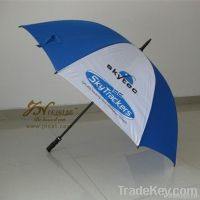 Metal shaft and Plastic handle Straight Umbrella