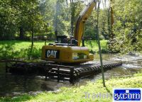 Amphibious excavator