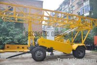 S600 trailer mounted water well drilling rig