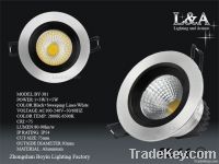 3w white led COB downlight