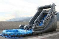 inflatable slide, inflatable water slide, water game