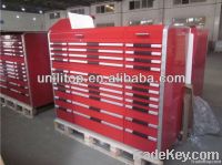 Multi-drawer heavy duty tool cabinets