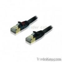 Black Slim Cat.7 Flat Cable
