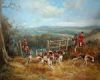 Oil paintings -Hunting