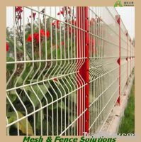 galvanized/pvc coated welded mesh fence(BV SGS Factory) From China