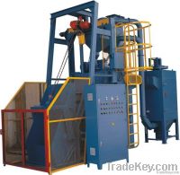 crawler type shot blasting machine