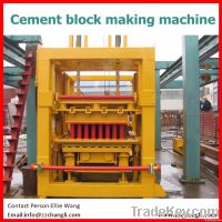 QT4-15, 6-15, 10-15 concrete brick making machine, fly ash brick