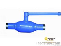 Welded ball valve