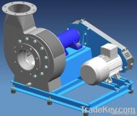 radial fan with belt driven