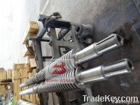 conical twin screw barrel for extruder machine