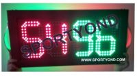 LED digital electronic football player substitute board and change players cards