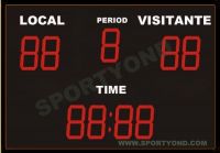 Gymnasium electronic led digital water polo scoreboard by wireless control scoring board