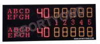 Electronic digital tennis scoreboard with tennis scores led display