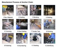 Marine Anchor Chain: Stud Link Chain & Open Link Chain From China