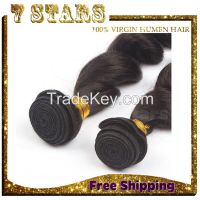 remy hair loose wave Wholesale 7A 100% unprocessed high quality loose wave remy virgin human hair