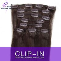 Wholesale Clip In Human Hair Extension, 8pcs/set