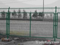 pvc coated double wire mesh fence