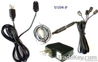 Remote Control IR Repeater/ IR Extender with 1 Receiver &amp; 4 Emitters (