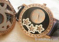 leather ladies watch