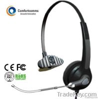 Monaural call center skype headset