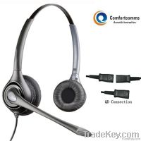 Specialized call center computer headset with microphone