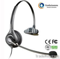 Professional headset with noise-canceling microphone