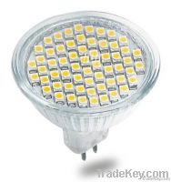 3W 60pcs SMD3528 LED GU10 spot light bulb with CE