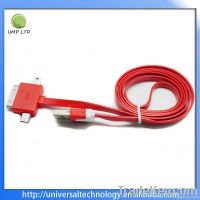 multi-function mircor usb mini usb 30 pim usb data cable for iphone 4 From China