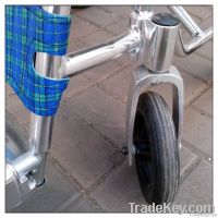 Alminum alloy Folding Electroplate commode chair with wheels From China