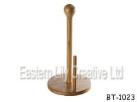 Bamboo paper towel holder