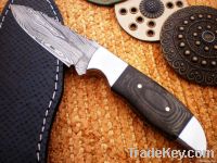 Damascus Fixed Knife