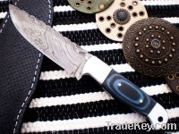 Damascus Fixed Knife