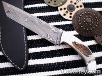 Damascus Fixed Knife