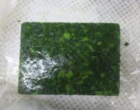 Frozen Spinach in plate